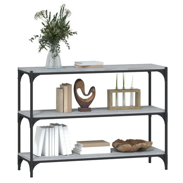 Bücherregal Grau Sonoma 100 cm