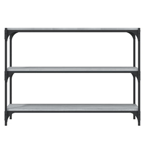 Bücherregal Grau Sonoma 100 cm