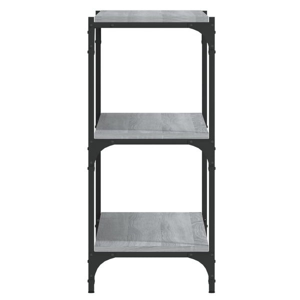 Bücherregal Grau Sonoma 100 cm