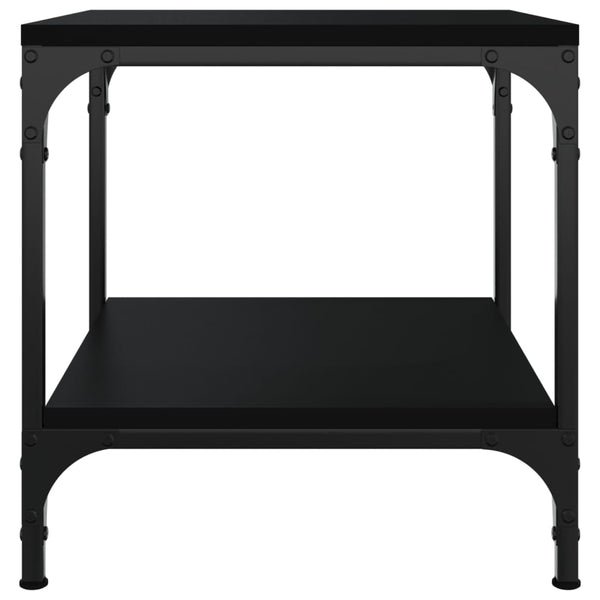 Beistelltische Schwarz 40x40 cm, 2er Set