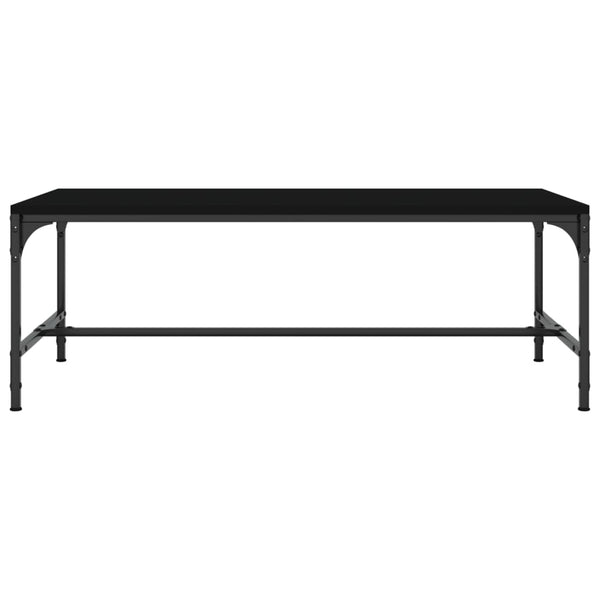 Schwarzer Couchtisch 100x50 cm
