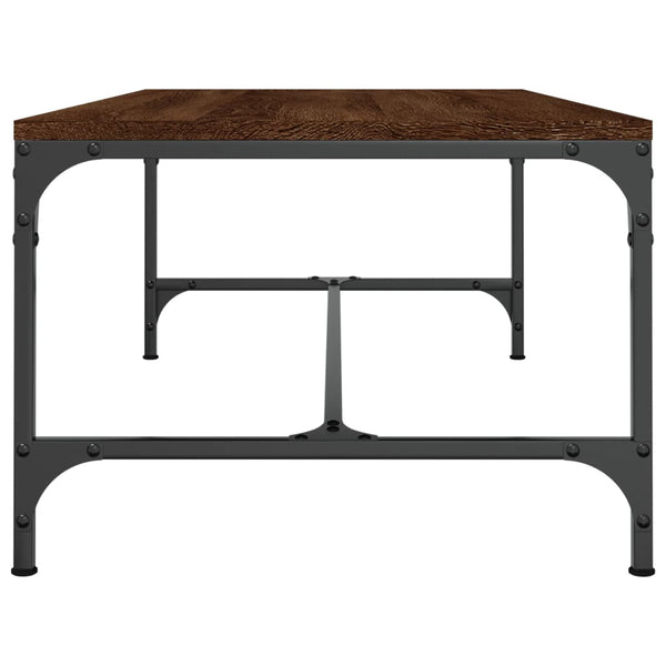 Couchtisch Braun Eichenoptik 100x50 cm