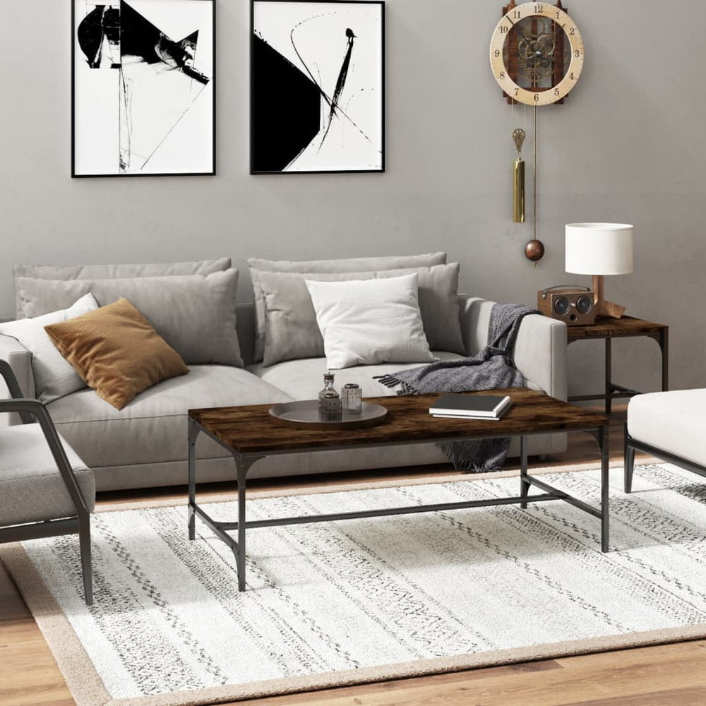 Couchtisch Räuchereiche 80x50 cm
