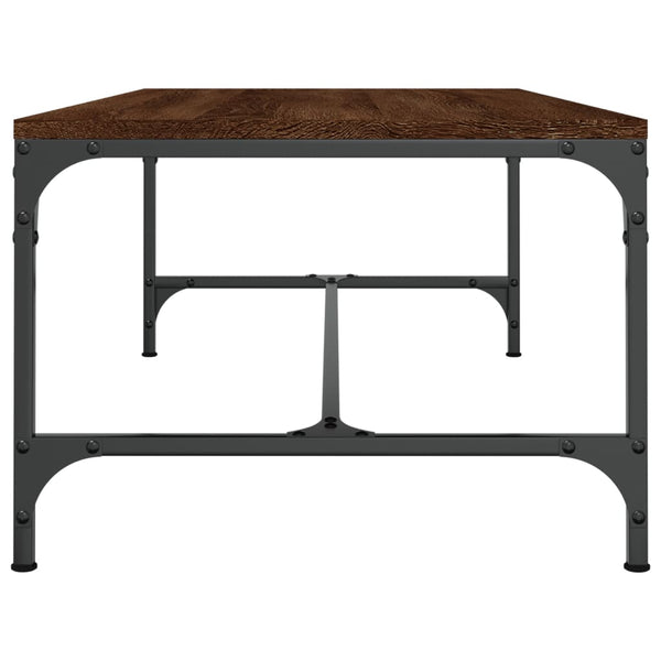 Couchtisch Braun Eichenoptik 80x50 cm