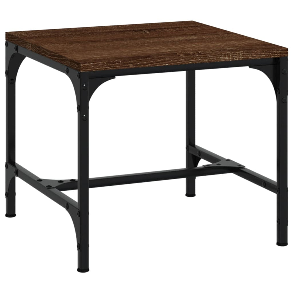 Couchtisch Braun Eichenoptik 50x50 cm