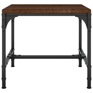 Couchtisch Braun Eichenoptik 50x50 cm