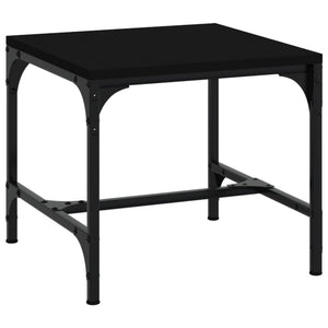 Beistelltische 2er Set Schwarz 40x40 cm