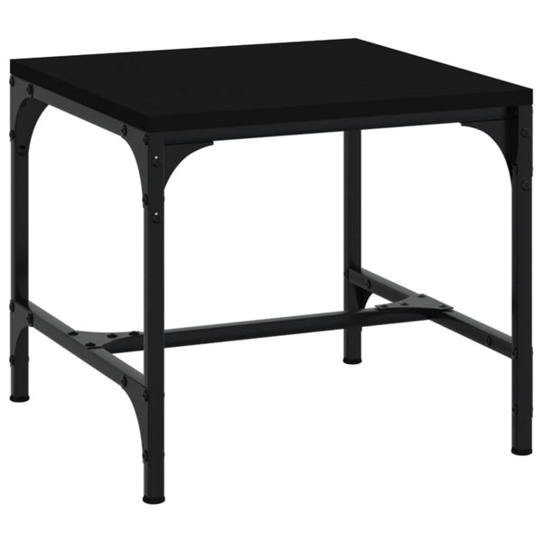 Beistelltische 2er Set Schwarz 40x40 cm