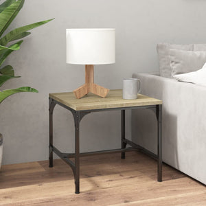 2er Set Beistelltische Sonoma-Eiche 40x40 cm