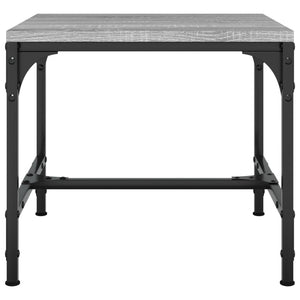 Beistelltische 2er Set Grau Sonoma 40x40