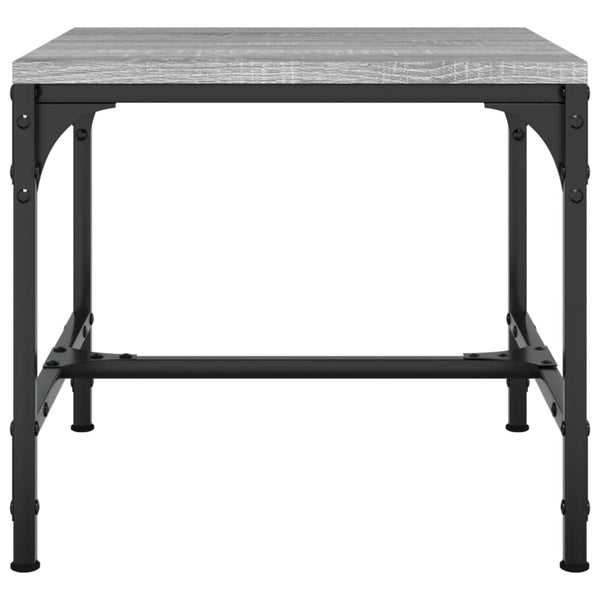 Beistelltische 2er Set Grau Sonoma 40x40