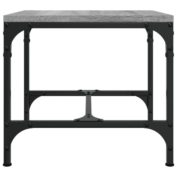 Beistelltische 2er Set Grau Sonoma 40x40