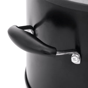 Camping Ofen Schwarz Metall 36x26x22,5 cm