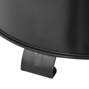 Camping Ofen Schwarz Metall 36x26x22,5 cm