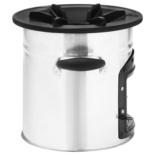 Camping Ofen Edelstahl 45,5 cm