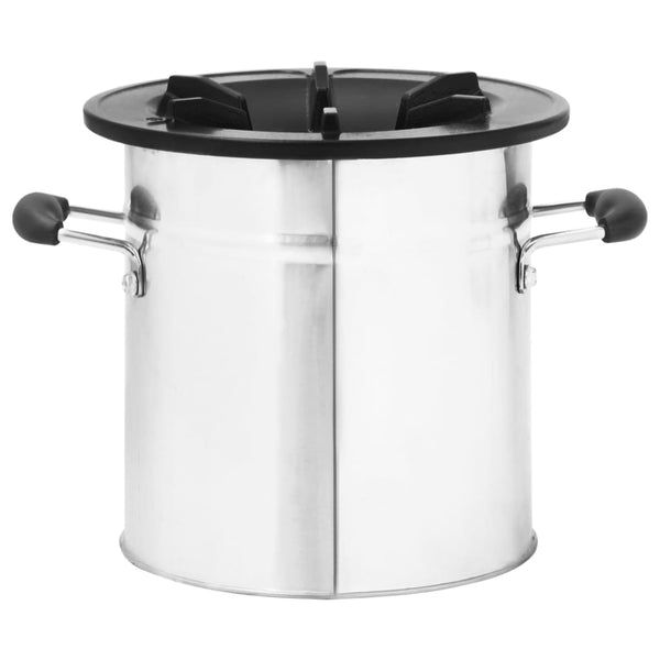 Camping Ofen Edelstahl 45,5 cm
