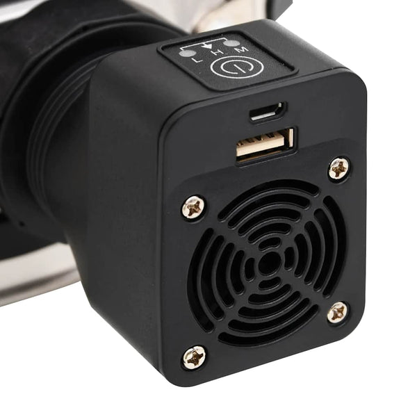 Camping Holzofen mit USB-Gebläse