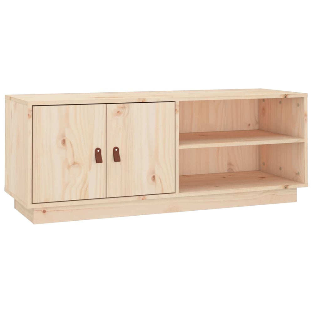 TV-Schrank Kiefer Massivholz 105 cm