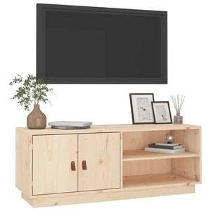 TV-Schrank Kiefer Massivholz 105 cm