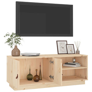 TV-Schrank Kiefer Massivholz 105 cm