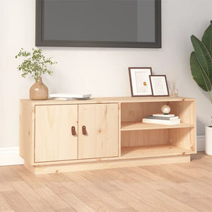 TV-Schrank Kiefer Massivholz 105 cm