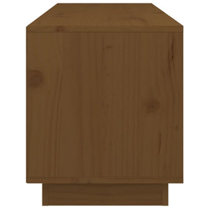 TV-Schrank Honigbraun Massivholz Kiefer 105 cm