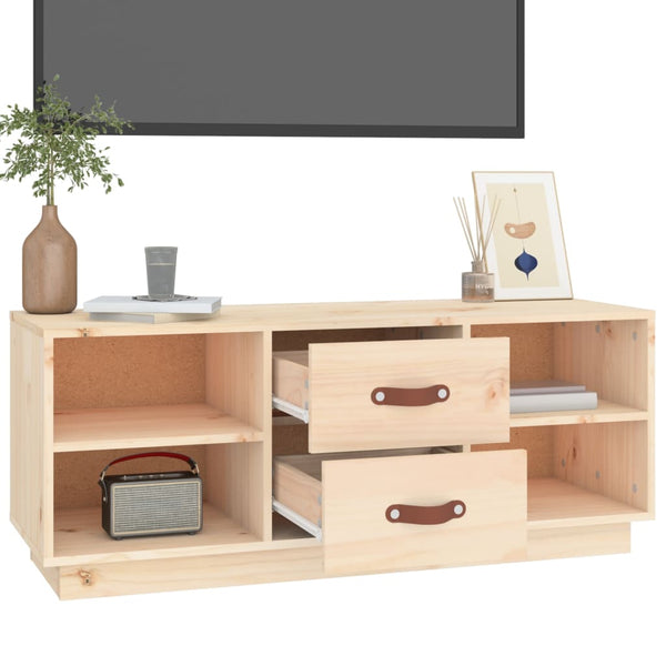 TV-Schrank Kiefer Massivholz 100 cm