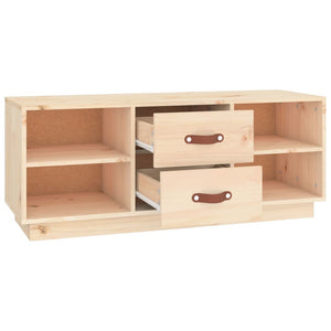 TV-Schrank Kiefer Massivholz 100 cm