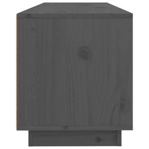 Grauer TV-Schrank 100 cm aus Kiefernholz