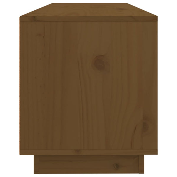 TV-Schrank Honigbraun 100 cm Massivholz