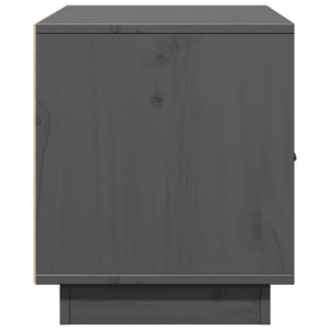 Grauer TV-Schrank 80 cm aus Kiefernholz