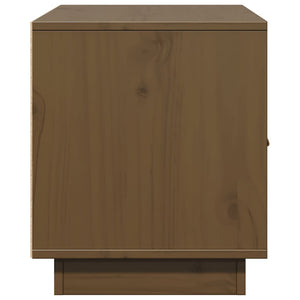 TV-Schrank Honigbraun Kiefer Massivholz 80 cm