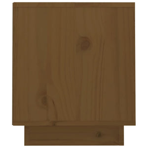 TV-Schrank Honigbraun Kiefer Massivholz 70 cm