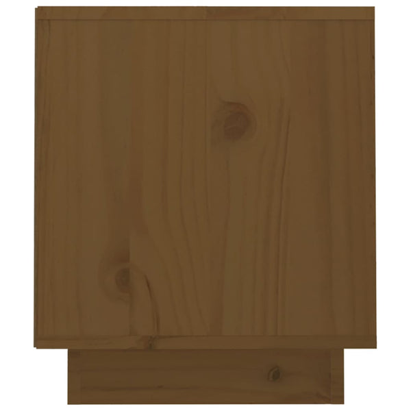 TV-Schrank Honigbraun Kiefer Massivholz 70 cm