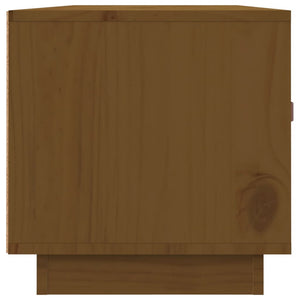TV-Schrank Honigbraun Massivholz Kiefer 80cm