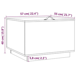 Aufbewahrungsboxen mit Deckel 3er Set Kiefer Weiß