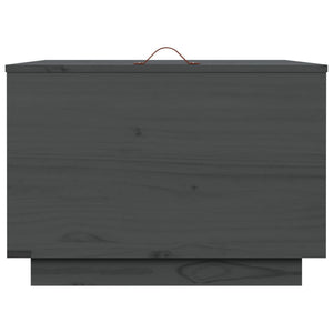 Aufbewahrungsboxen mit Deckel, 3er Set, Kiefer Grau
