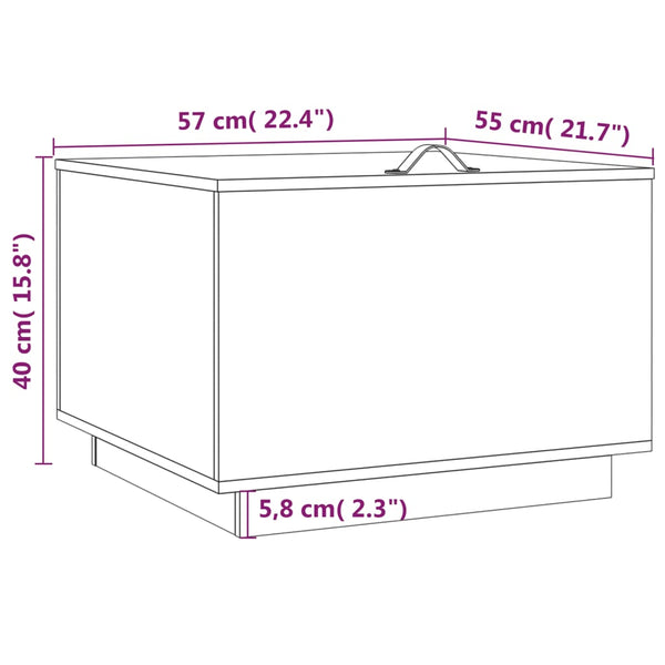 Aufbewahrungsboxen mit Deckel, 3er Set, Kiefer Grau