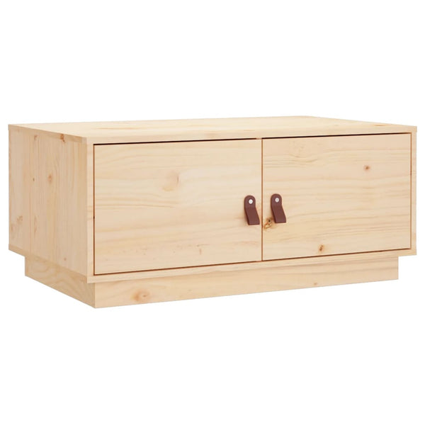 Couchtisch Kiefer Massivholz 80x50 cm