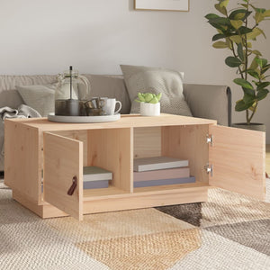Couchtisch Kiefer Massivholz 80x50 cm