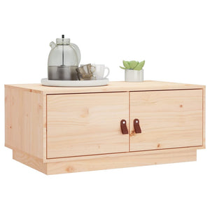 Couchtisch Kiefer Massivholz 80x50 cm