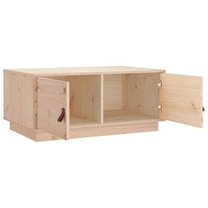 Couchtisch Kiefer Massivholz 80x50 cm