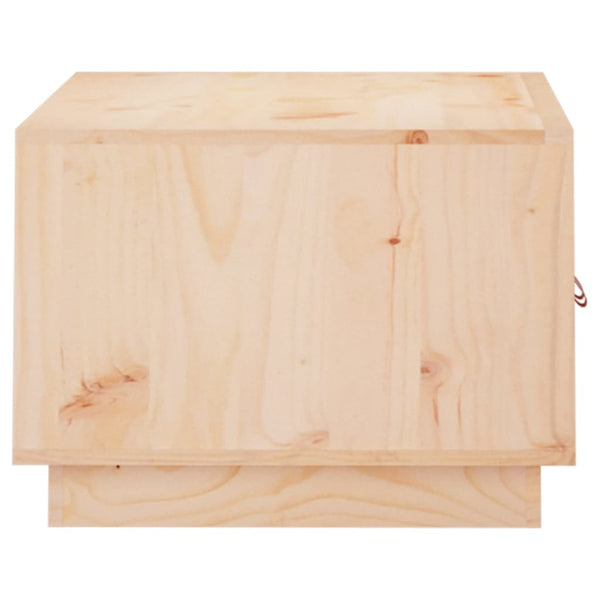 Couchtisch Kiefer Massivholz 80x50 cm