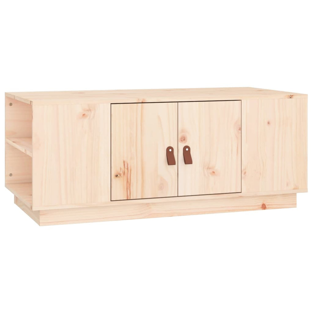 Couchtisch Kiefer Massivholz 100x50 cm