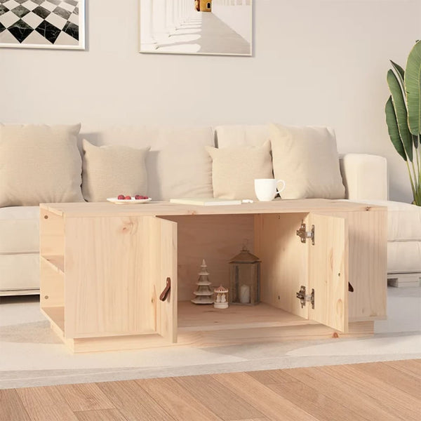 Couchtisch Kiefer Massivholz 100x50 cm