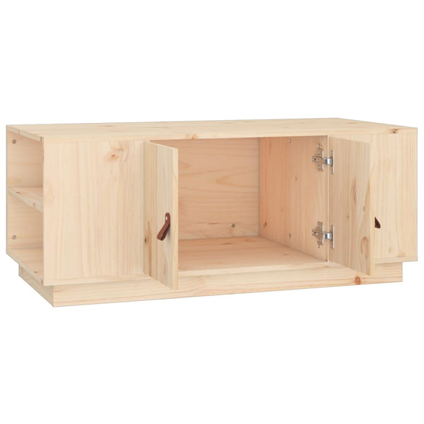 Couchtisch Kiefer Massivholz 100x50 cm