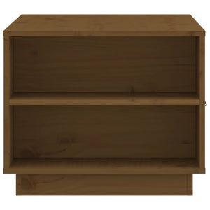 Couchtisch Honigbraun Kiefer Massivholz 100x50 cm