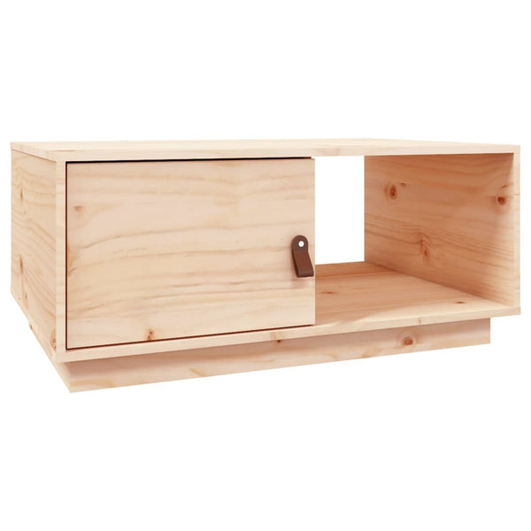 Couchtisch Kiefer Massivholz 80x50 cm