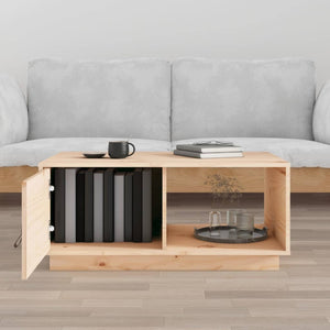 Couchtisch Kiefer Massivholz 80x50 cm