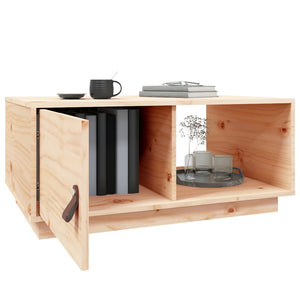 Couchtisch Kiefer Massivholz 80x50 cm